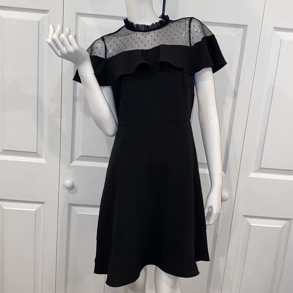 New Nanette Nanette Lepore  W/Mesh Yoke & Flounce - Picture 10 of 13